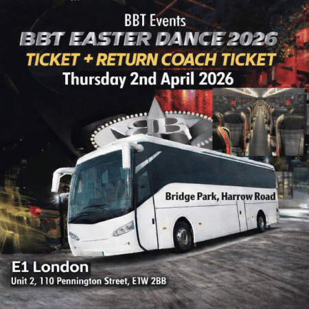 BBT Easter Dance 2026 Ticket + Return Coach Travel from Bridge Park